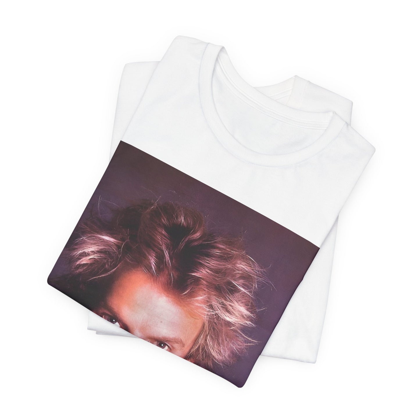 A black graphic t-shirt featuring a graphic related to Sting's 'Every Breath You Take' song or era.