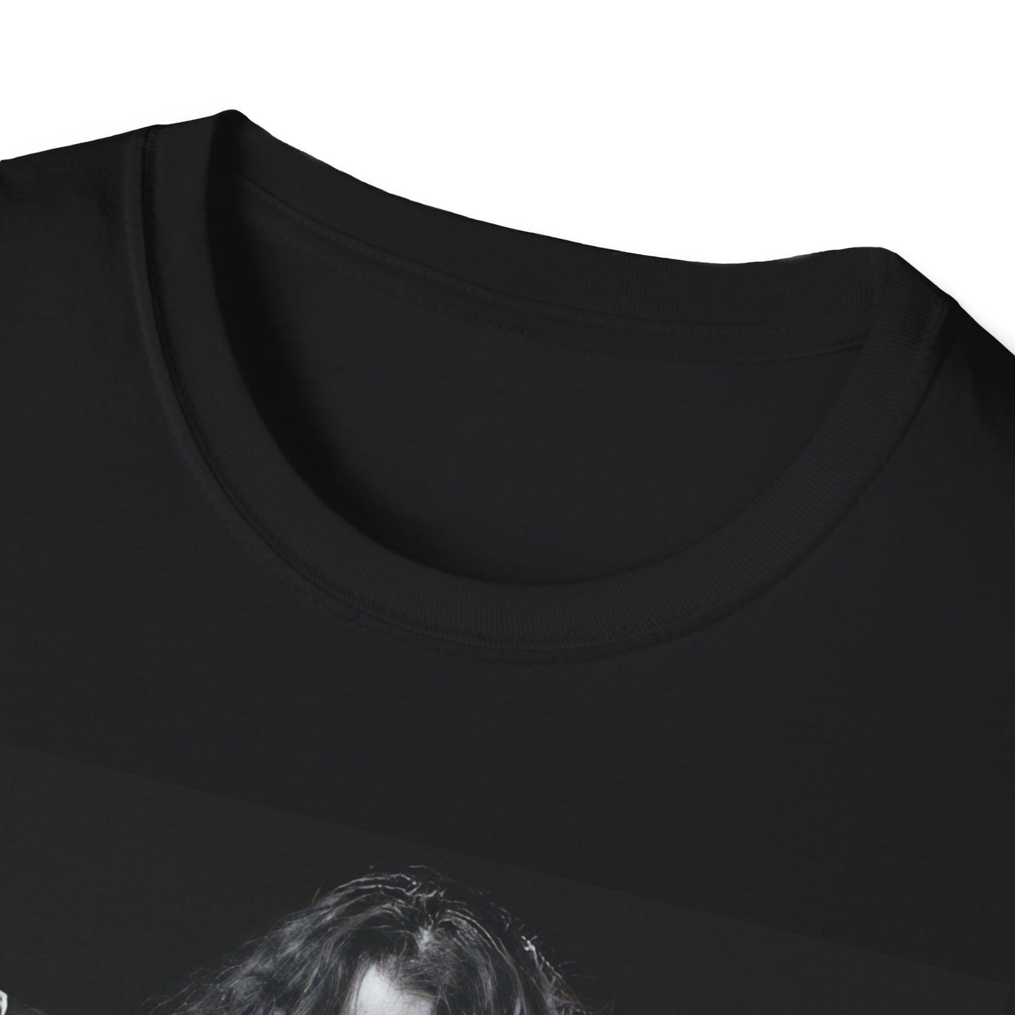 A black graphic t-shirt featuring a retro graphic of Chris Cornell playing guitar live on stage.