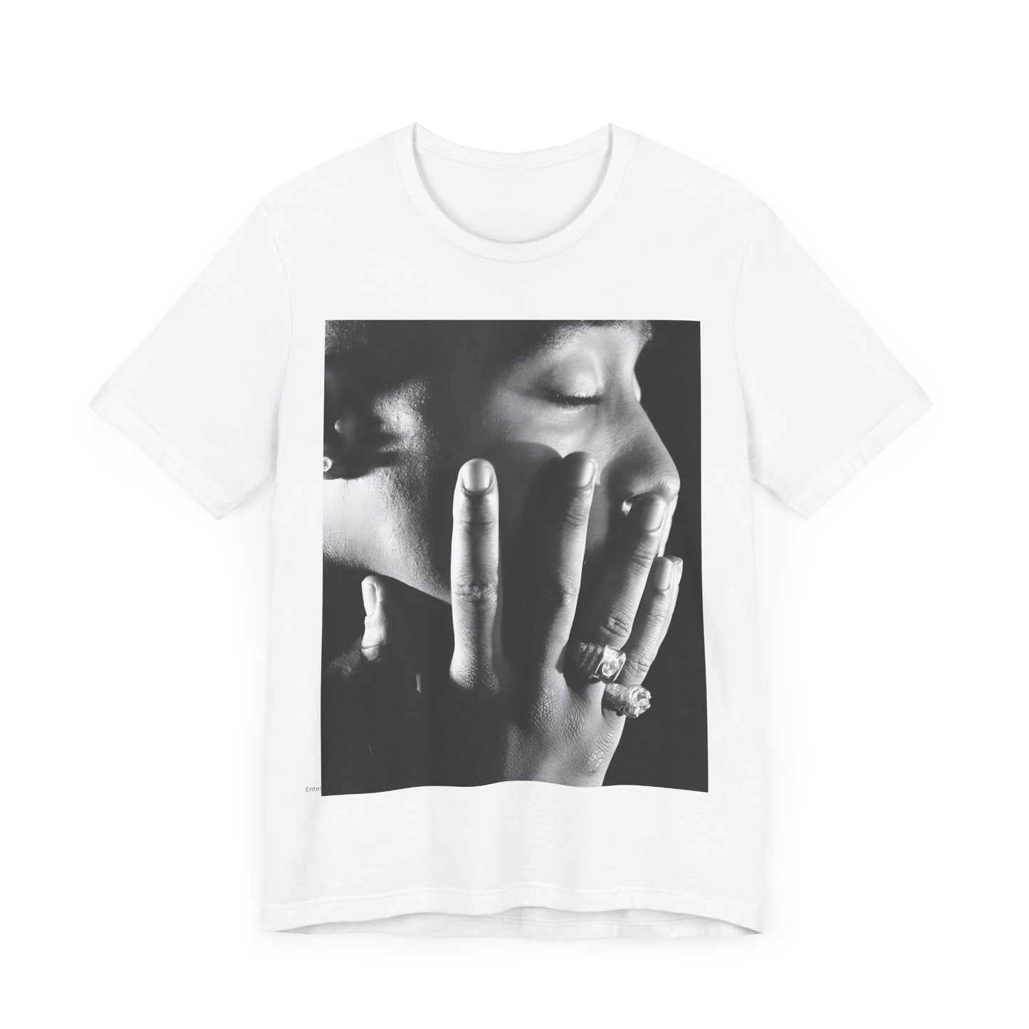 A black graphic t-shirt featuring an iconic West Coast swag graphic of Tupac.
