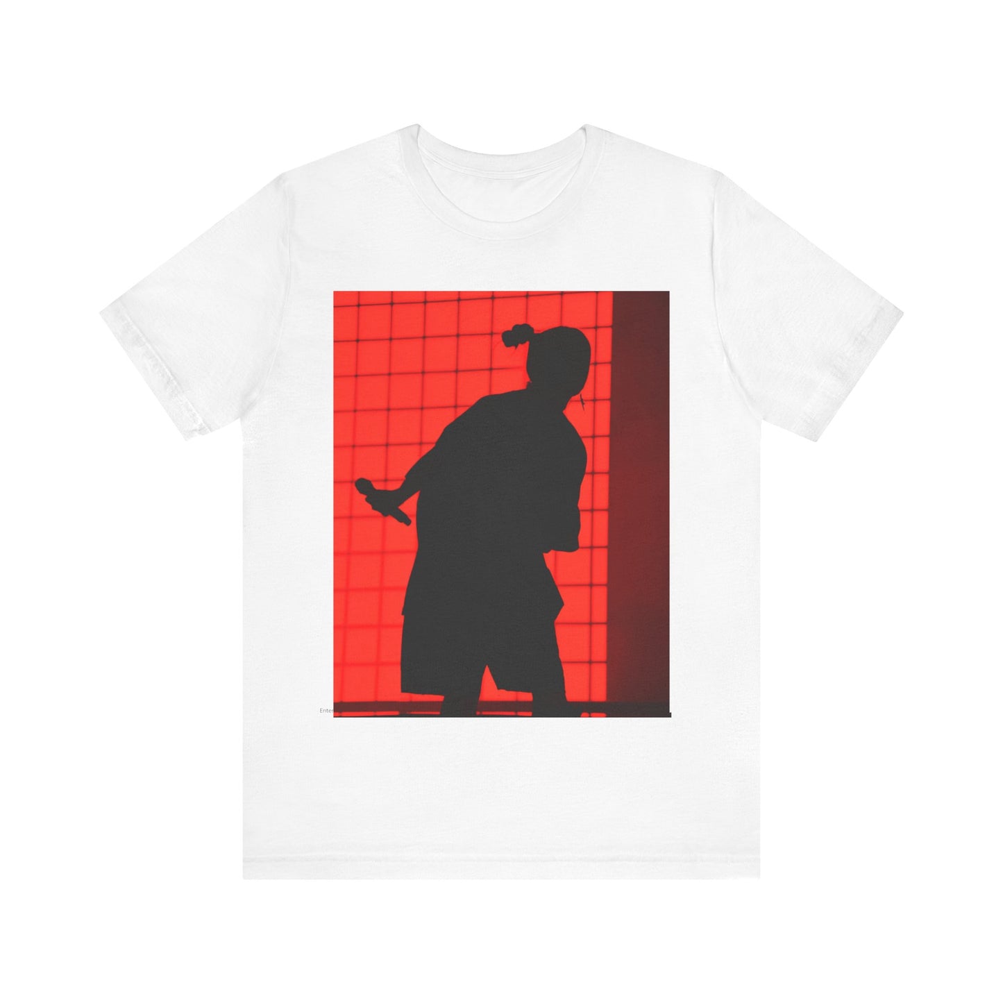 A gothic, horror-inspired graphic t-shirt featuring a dark and moody design related to Billie Eilish.
