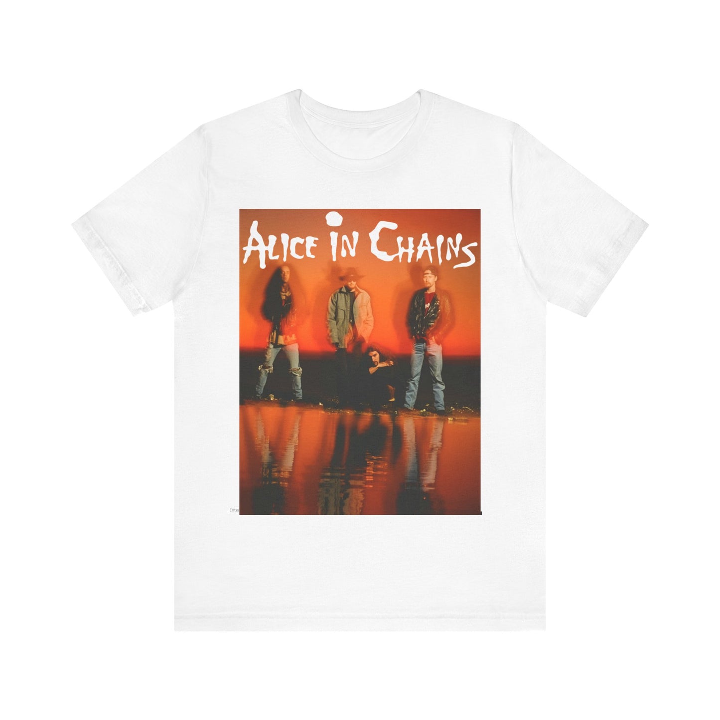 A black graphic t-shirt featuring the album cover art for Alice In Chains' 1992 album 'Dirt', with its distinctive dark aesthetic.