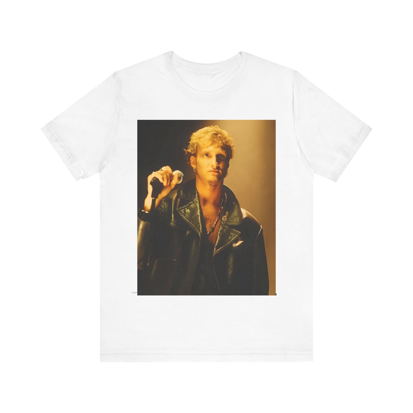 A black graphic t-shirt featuring a vintage 90s grunge-style graphic for Alice In Chains, possibly with band members or stylized elements.