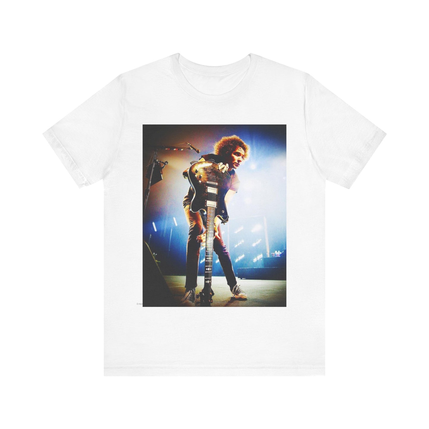 A black graphic t-shirt featuring a concert graphic for Alice In Chains' 2019 live show, with modern band imagery.