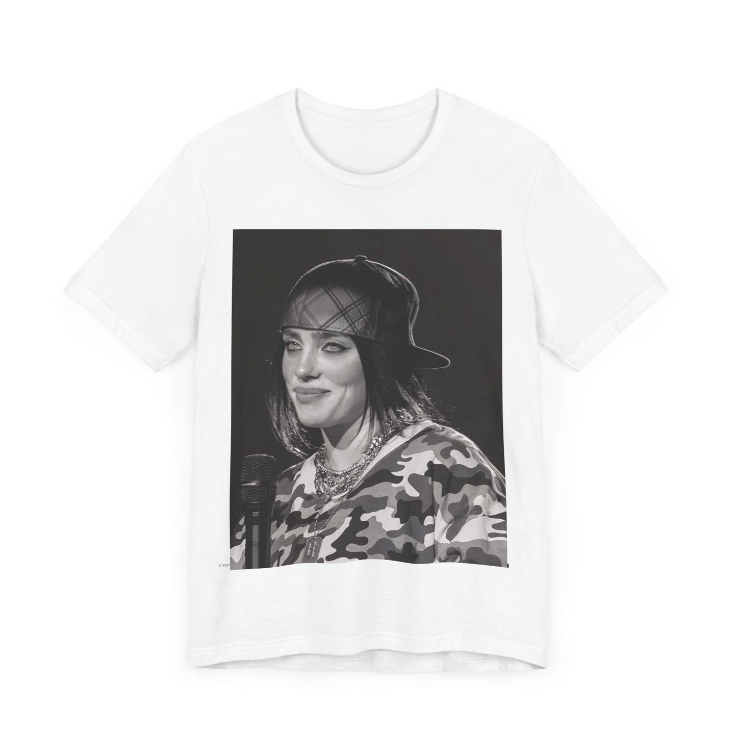 An artistic graphic t-shirt inspired by the dark, horror themes of the Billie Eilish song 'Bury a Friend.'