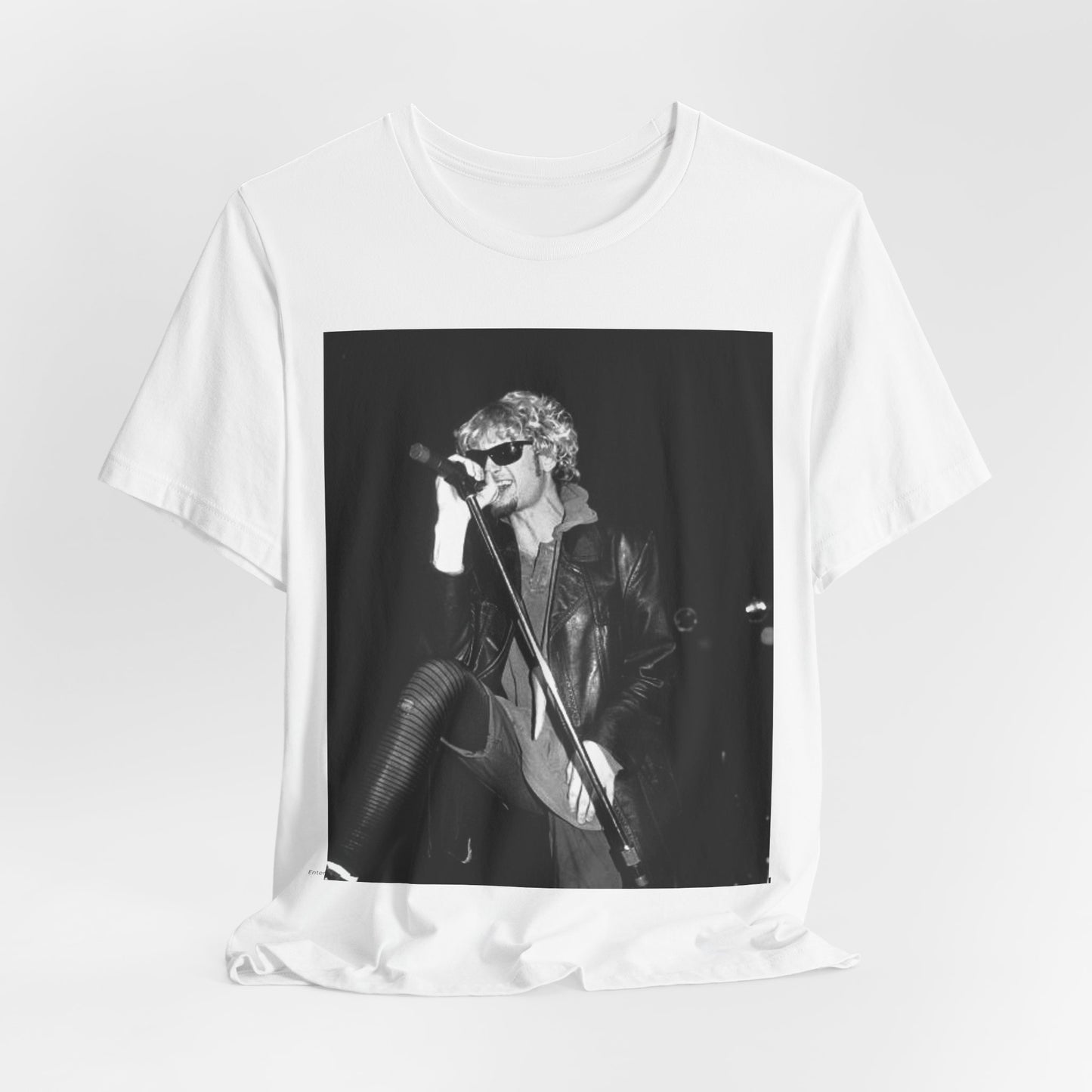 A black graphic t-shirt featuring a concert graphic for Alice In Chains' 1993 Brazil show, with band imagery and tour details.