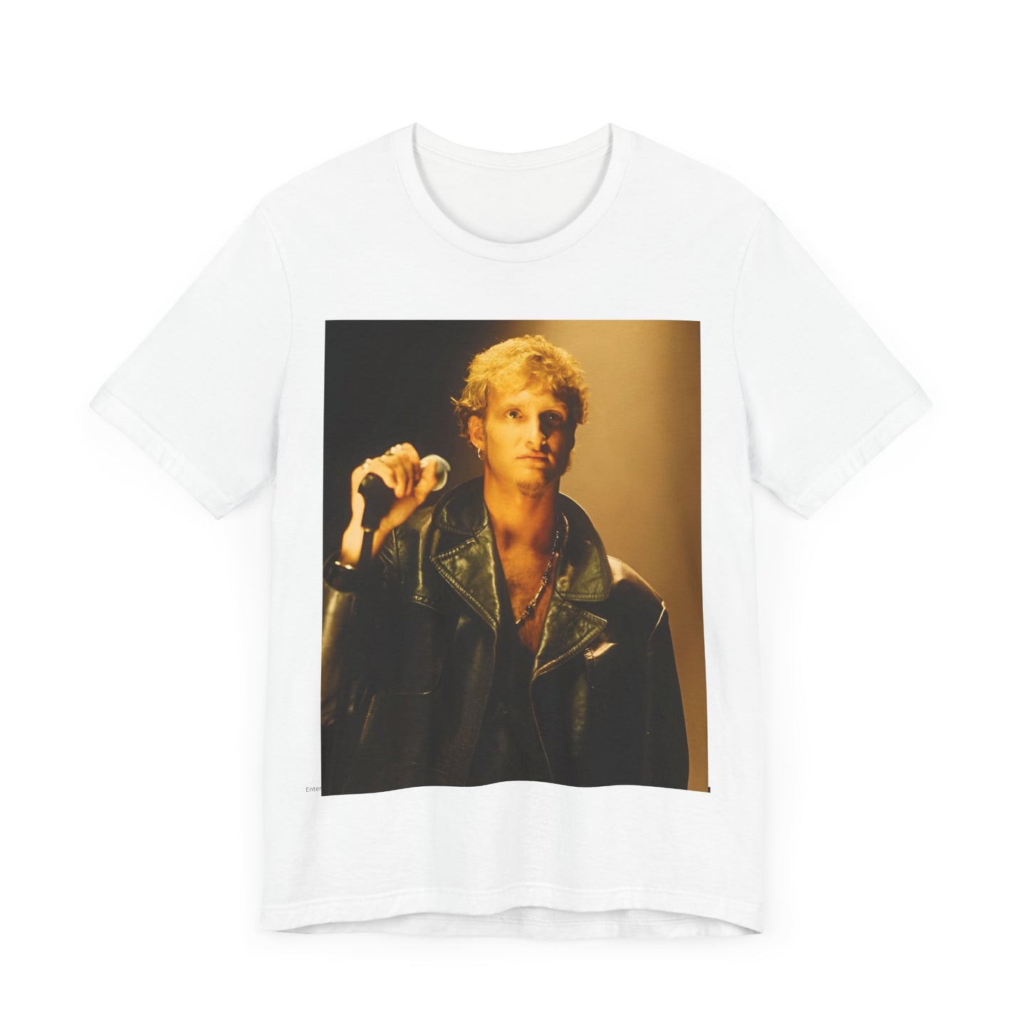 A black graphic t-shirt featuring a vintage 90s grunge-style graphic for Alice In Chains, possibly with band members or stylized elements.