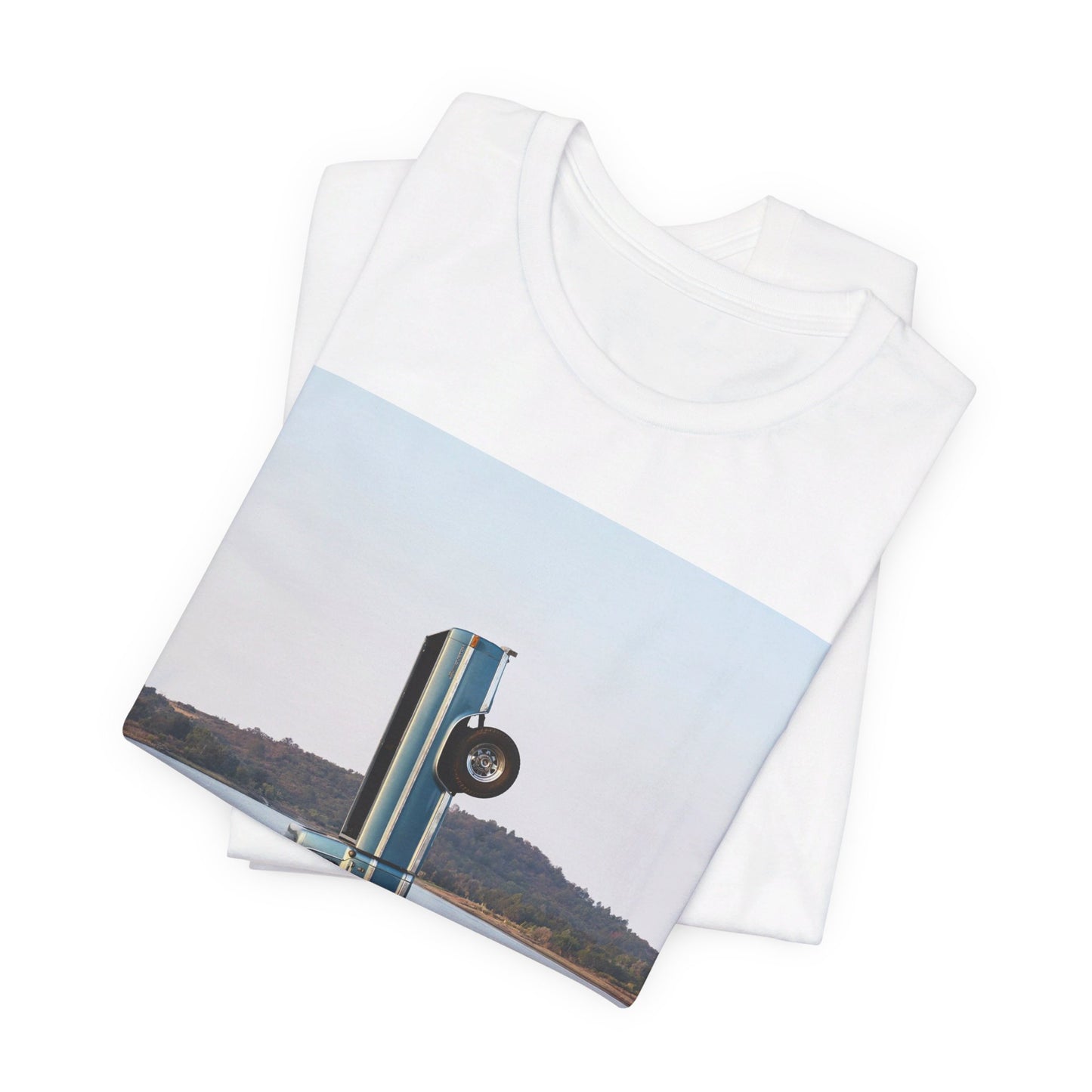 A black graphic t-shirt featuring a graphic related to Post Malone's 'F-1 Trillion' album.