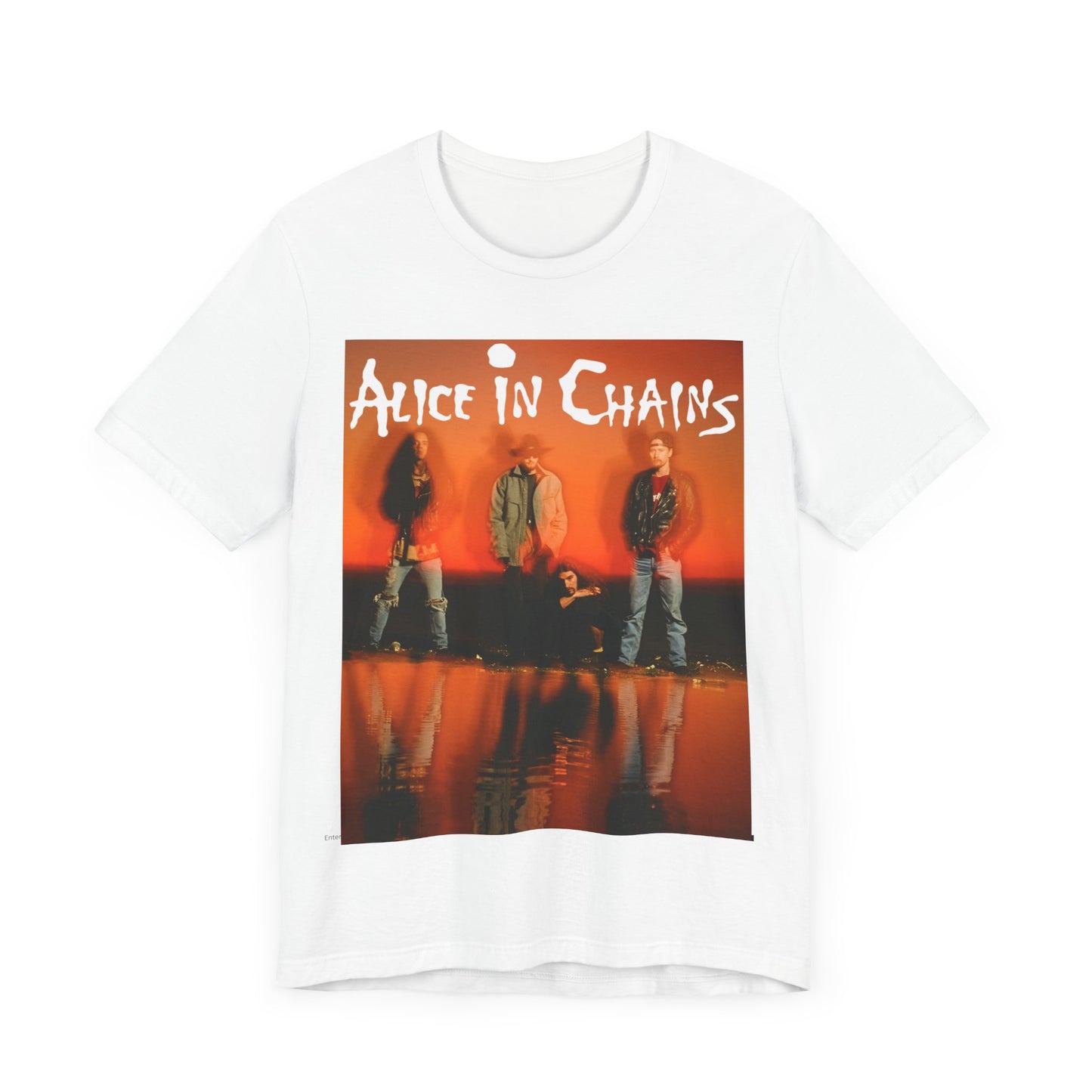 A black graphic t-shirt featuring the album cover art for Alice In Chains' 1992 album 'Dirt', with its distinctive dark aesthetic.