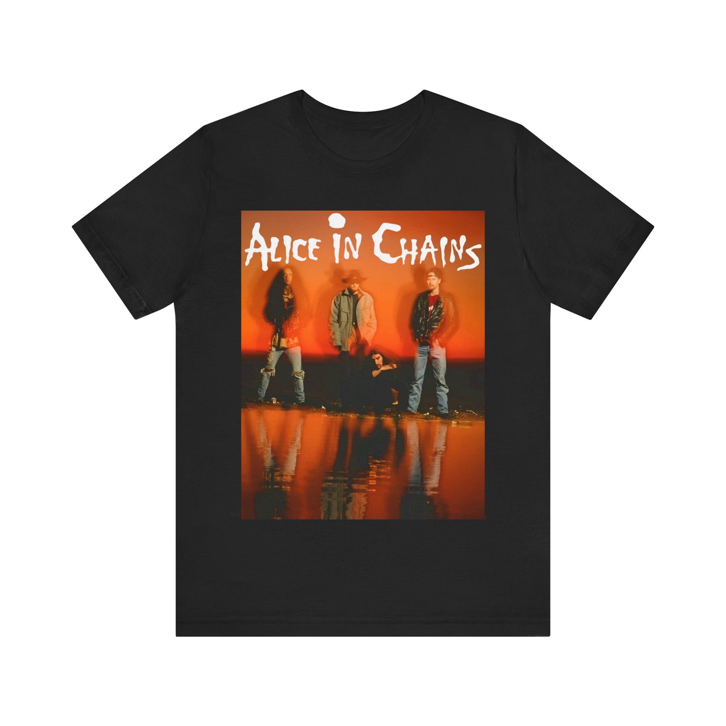 A black graphic t-shirt featuring the album cover art for Alice In Chains' 1992 album 'Dirt', with its distinctive dark aesthetic.