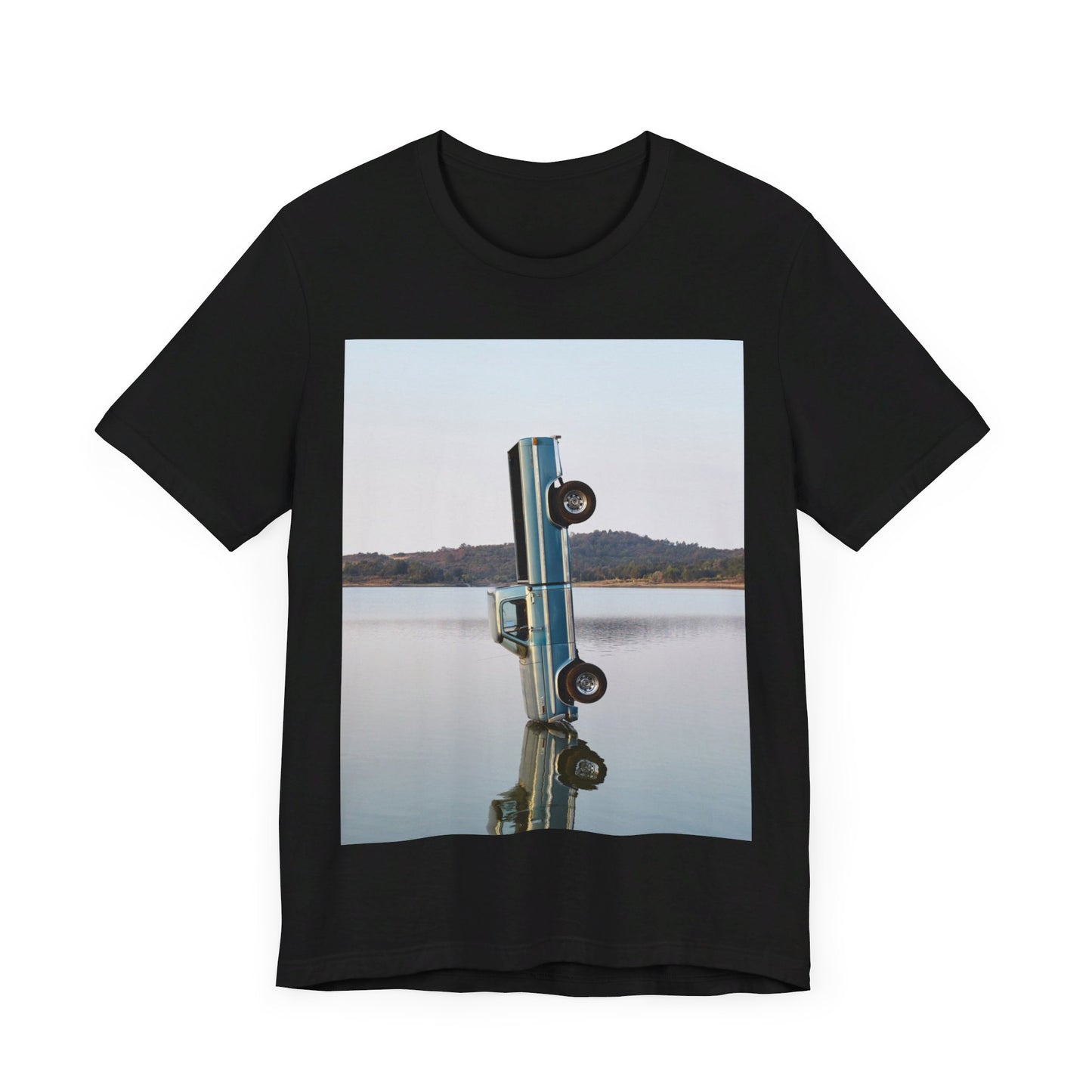 A black graphic t-shirt featuring a graphic related to Post Malone's 'F-1 Trillion' album.