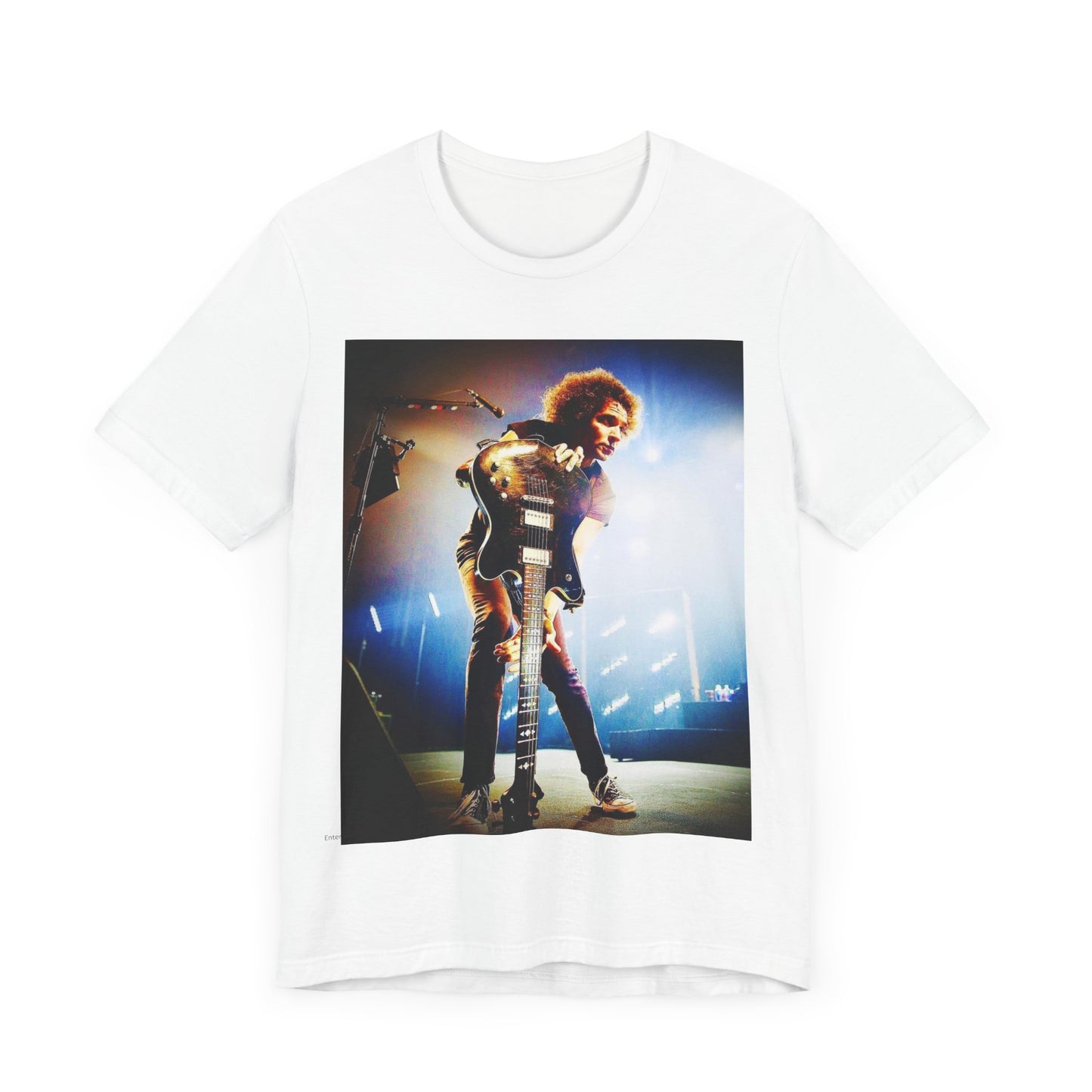 A black graphic t-shirt featuring a concert graphic for Alice In Chains' 2019 live show, with modern band imagery.