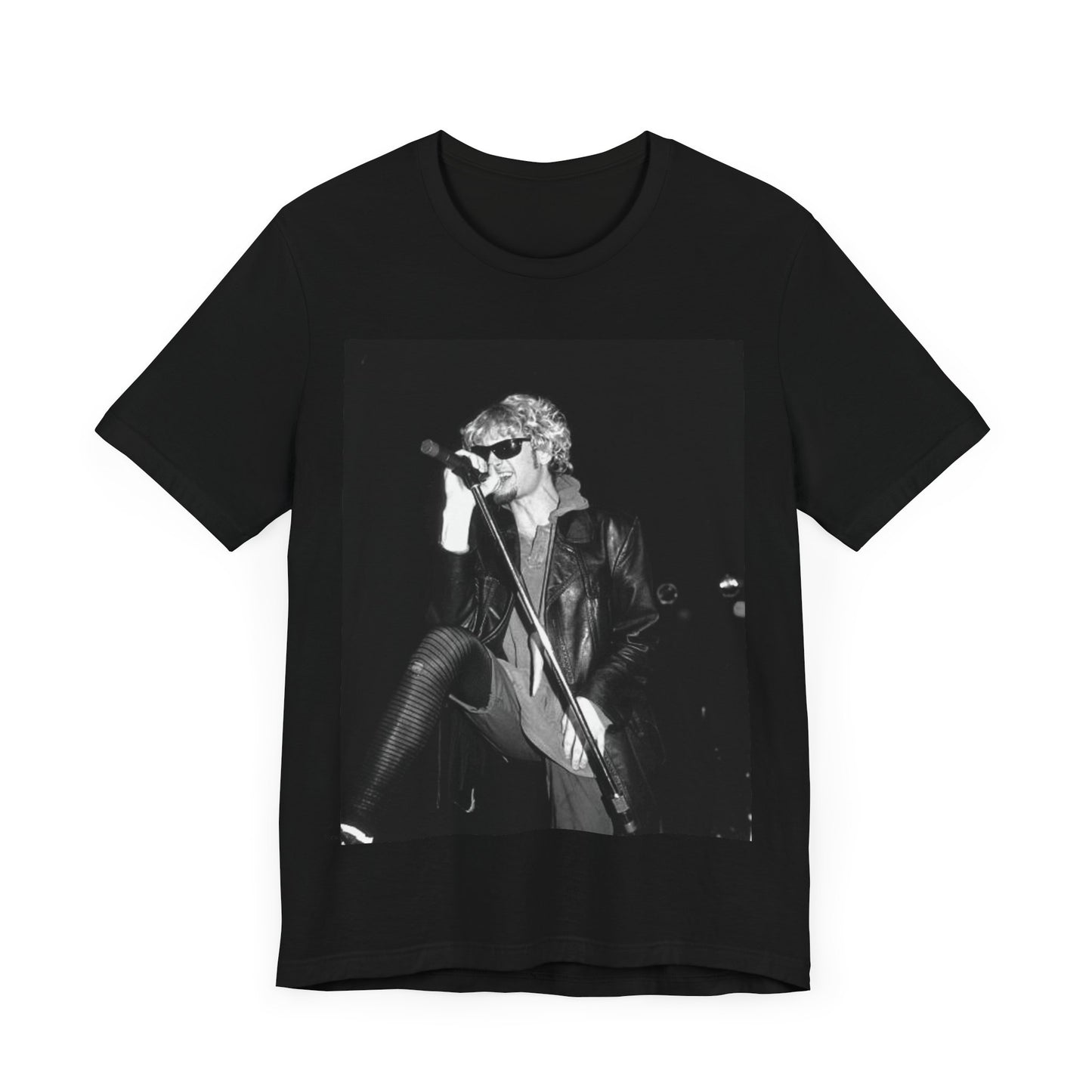 A black graphic t-shirt featuring a concert graphic for Alice In Chains' 1993 Brazil show, with band imagery and tour details.