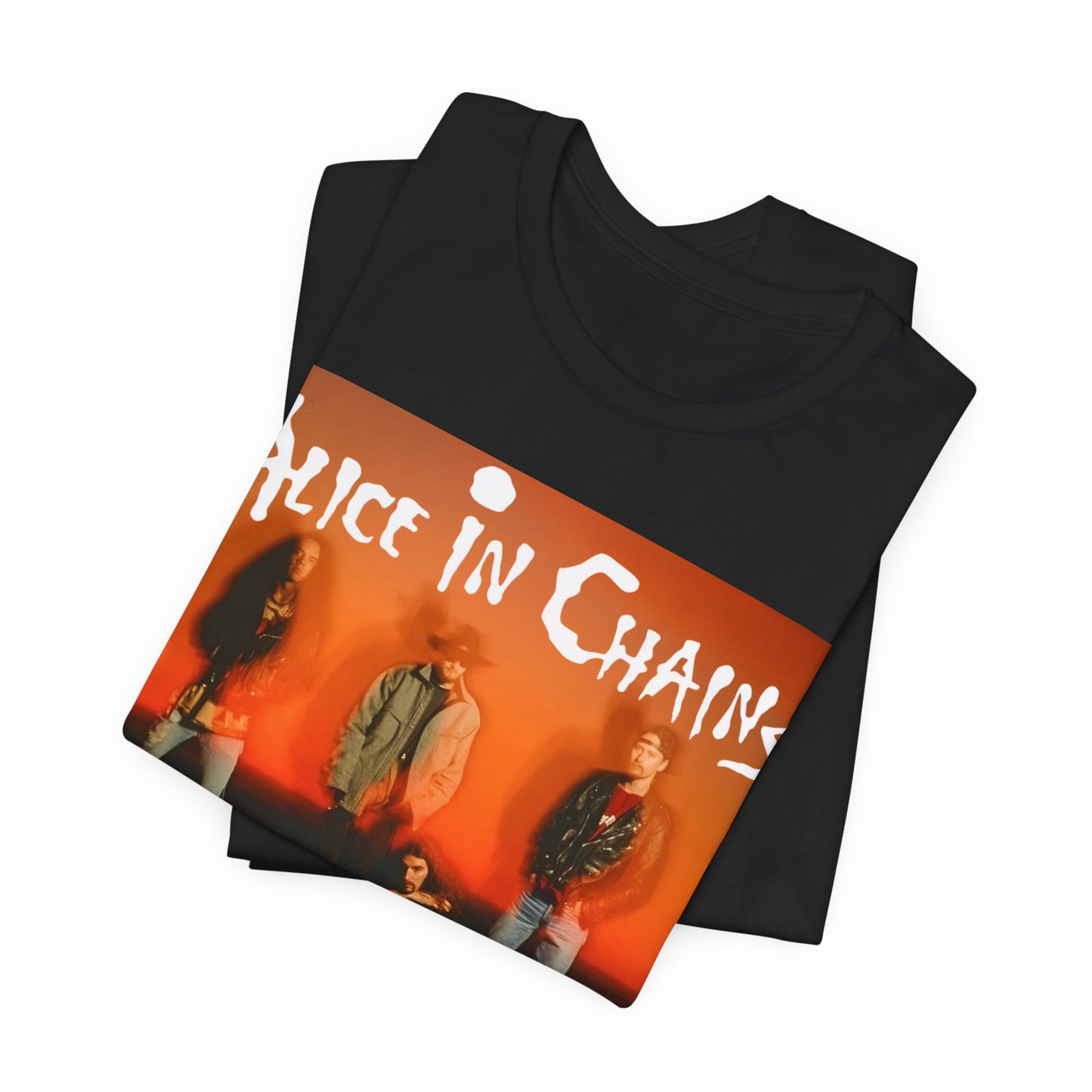 A black graphic t-shirt featuring the album cover art for Alice In Chains' 1992 album 'Dirt', with its distinctive dark aesthetic.