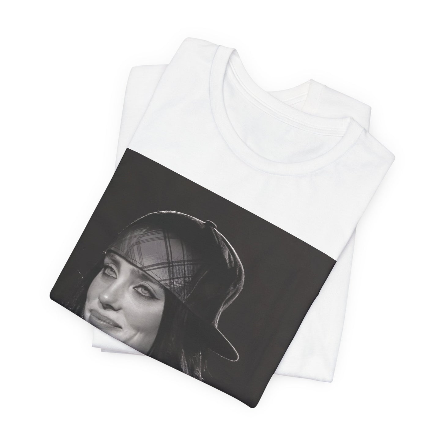 An artistic graphic t-shirt inspired by the dark, horror themes of the Billie Eilish song 'Bury a Friend.'