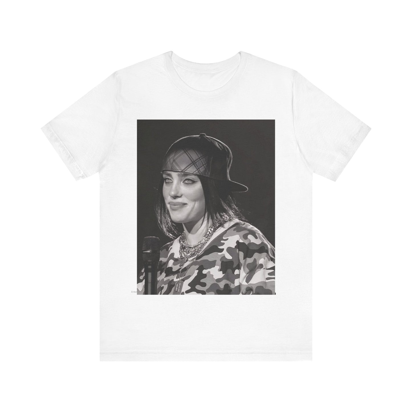 An artistic graphic t-shirt inspired by the dark, horror themes of the Billie Eilish song 'Bury a Friend.'