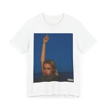 A black graphic t-shirt featuring a graphic related to Camila Cabello's C,XOXO album.