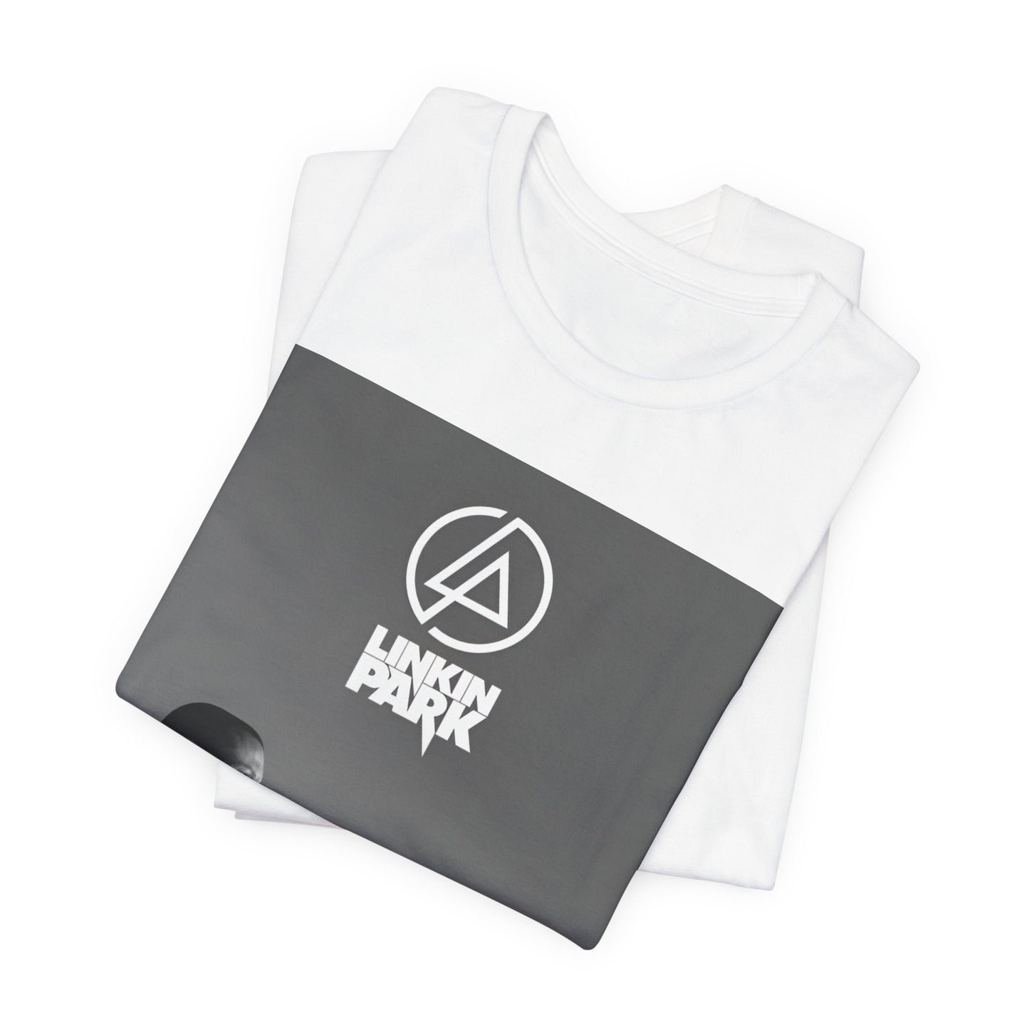 A black graphic t-shirt featuring a vintage graphic related to Linkin Park's 'Meteora' album era.