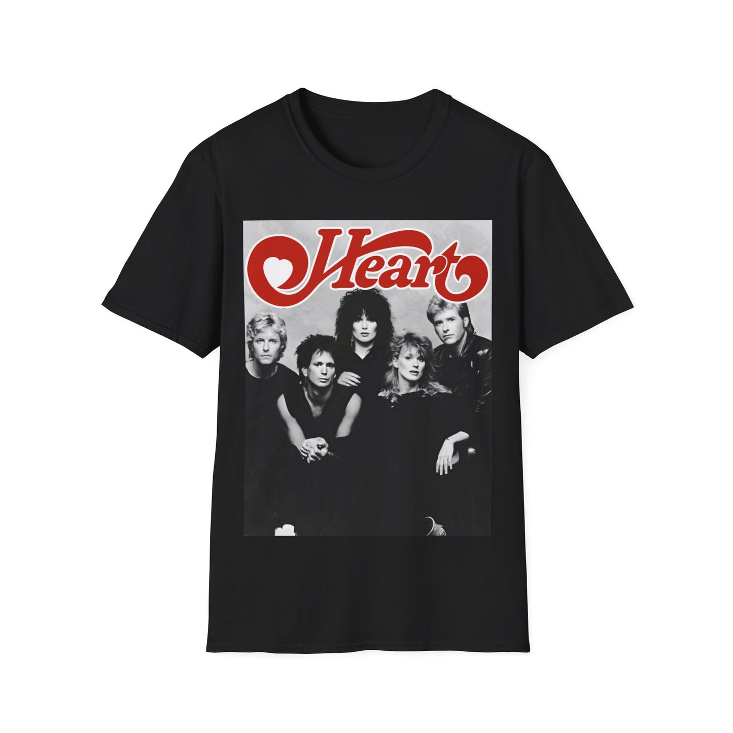 Heart Band T-Shirt Unisex Graphic Music Merch Shirt - Modemojo