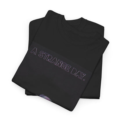 A black graphic t-shirt featuring an aesthetic graphic of The Cure.