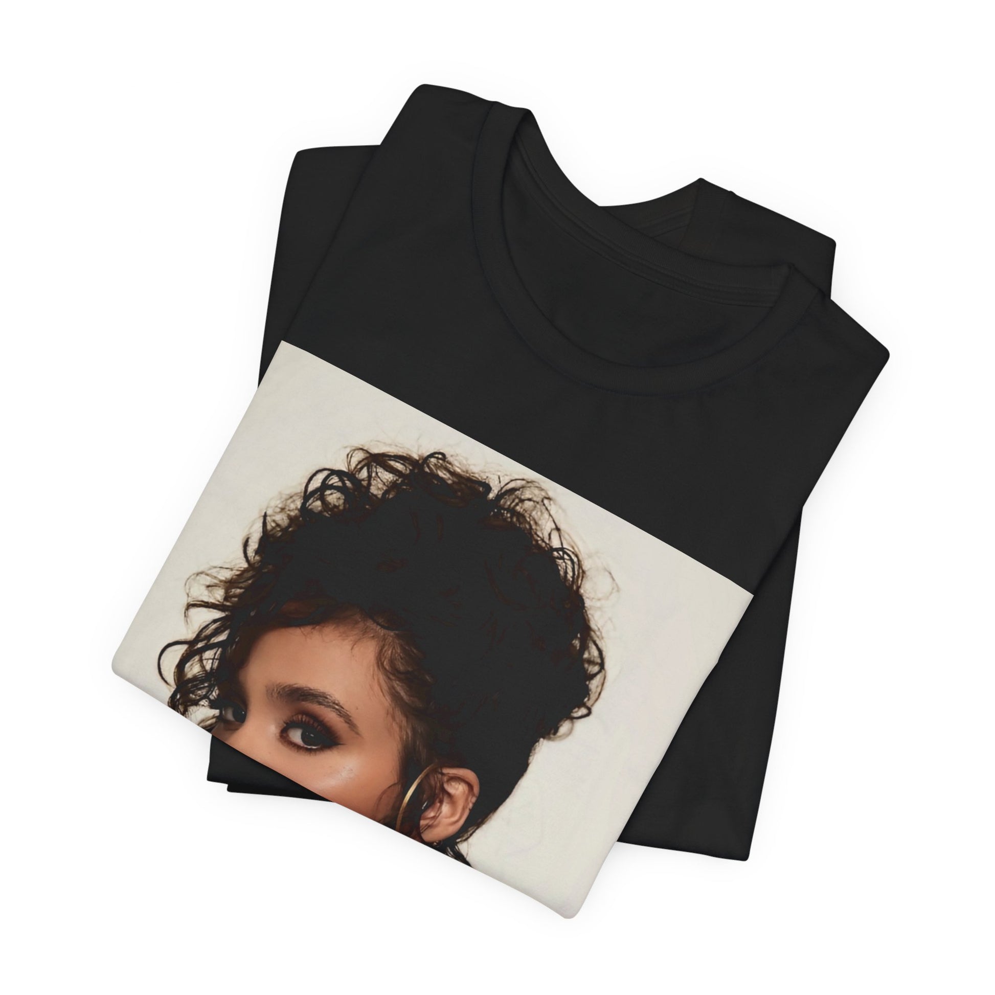A black graphic t-shirt featuring a retro graphic related to Kehlani's 'SweetSexySavage' album era.