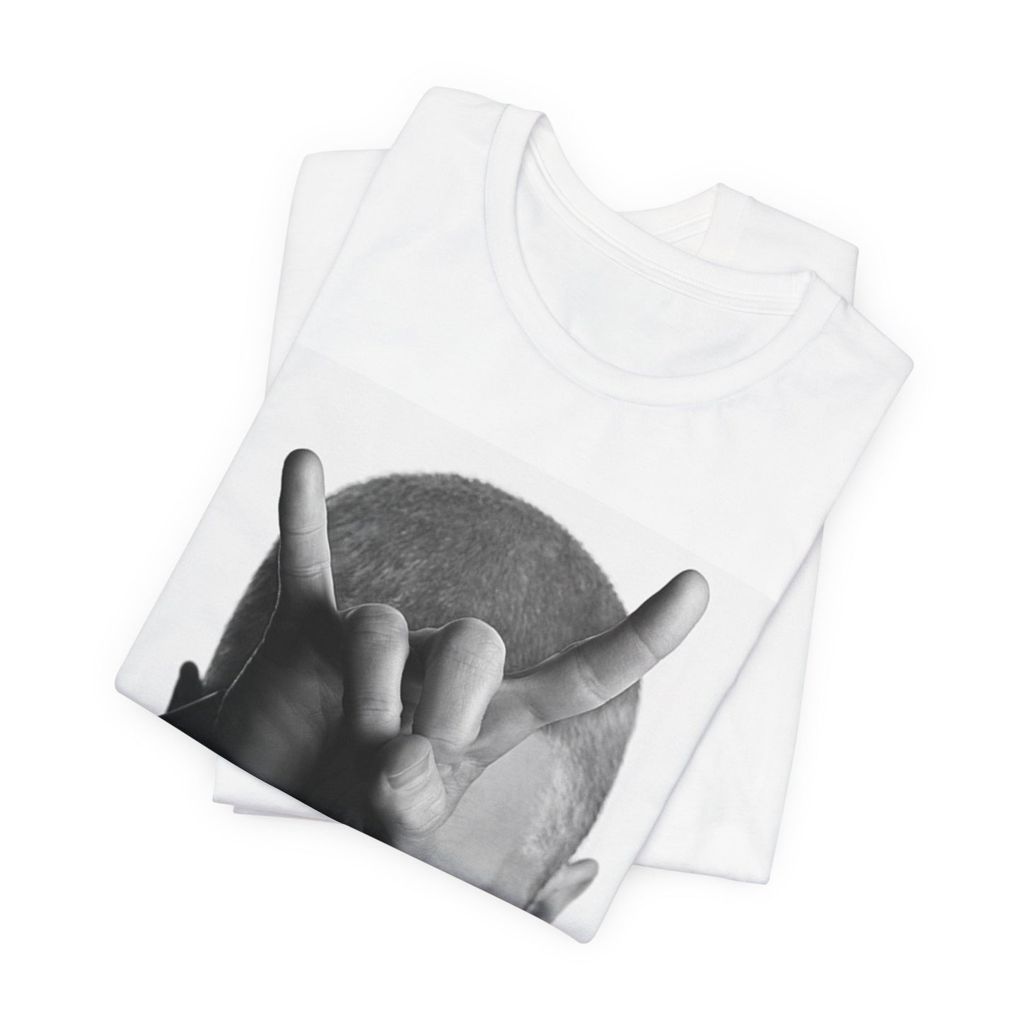 A black graphic t-shirt featuring a graphic related to Eminem's 'My Name Is' song or era.