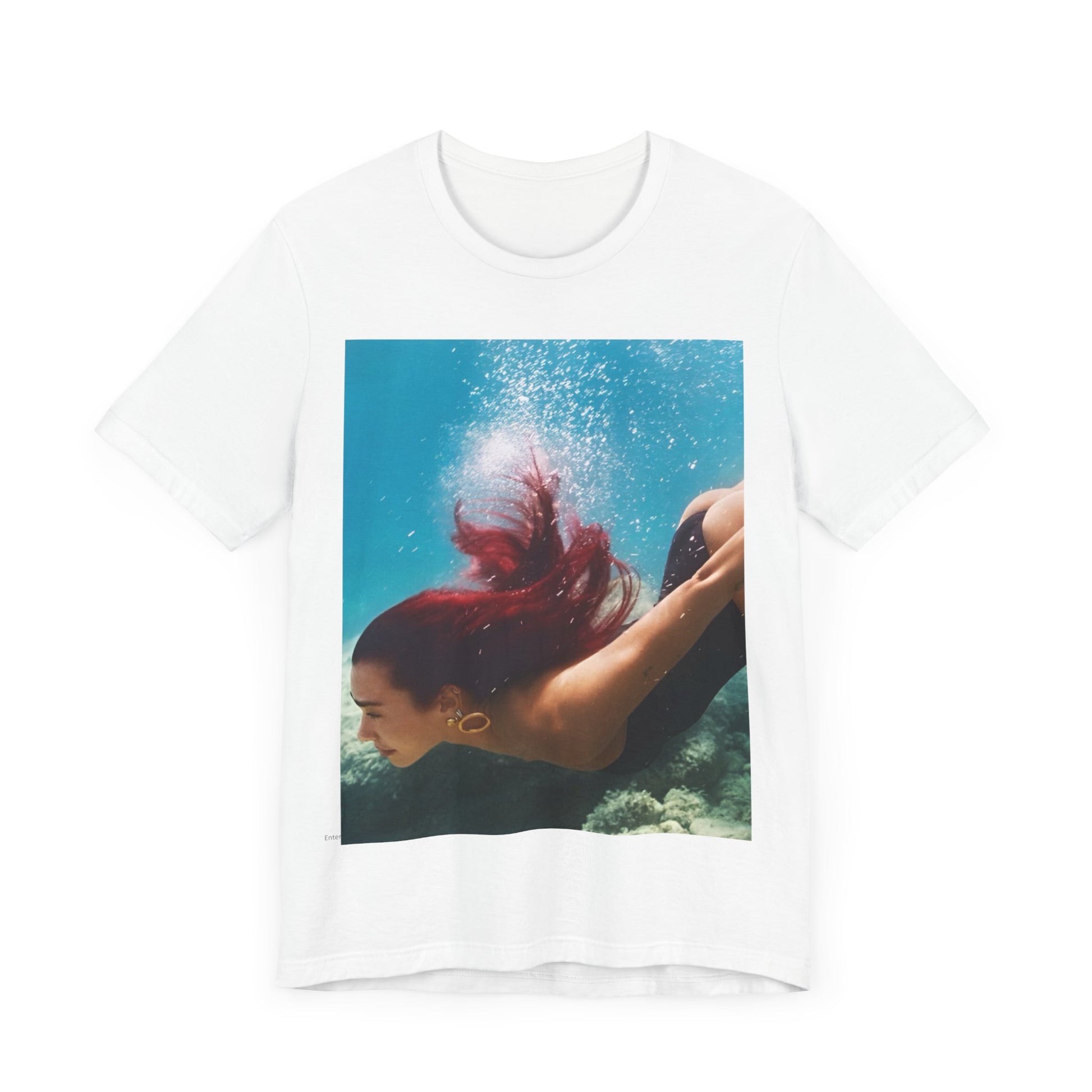 A black graphic t-shirt featuring a graphic related to Dua Lipa's 'Radical Optimism' album.