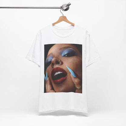 A black graphic t-shirt featuring a graphic related to Tinashe's '2 On' song or era.