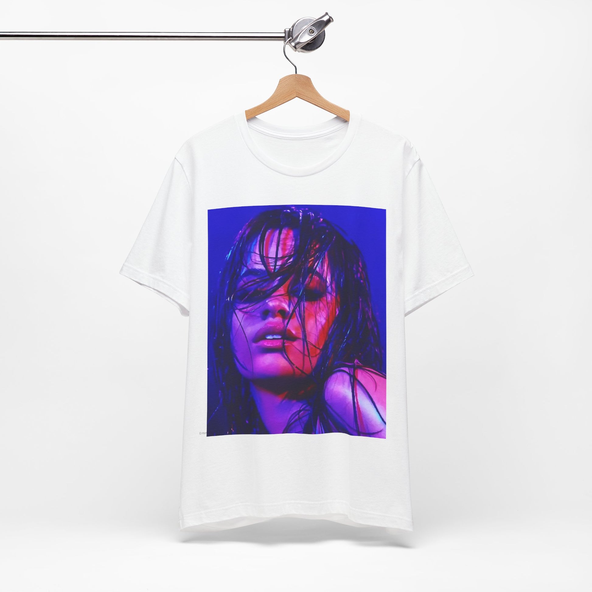 A black graphic t-shirt featuring a graphic related to Camila Cabello's "Havana" song.