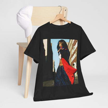 Aaliyah 'Timeless Portrait' Artistic Tee