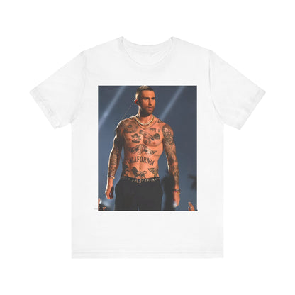 A fun, colorful graphic t-shirt inspired by the feel-good Maroon 5 hit song "Sugar."
