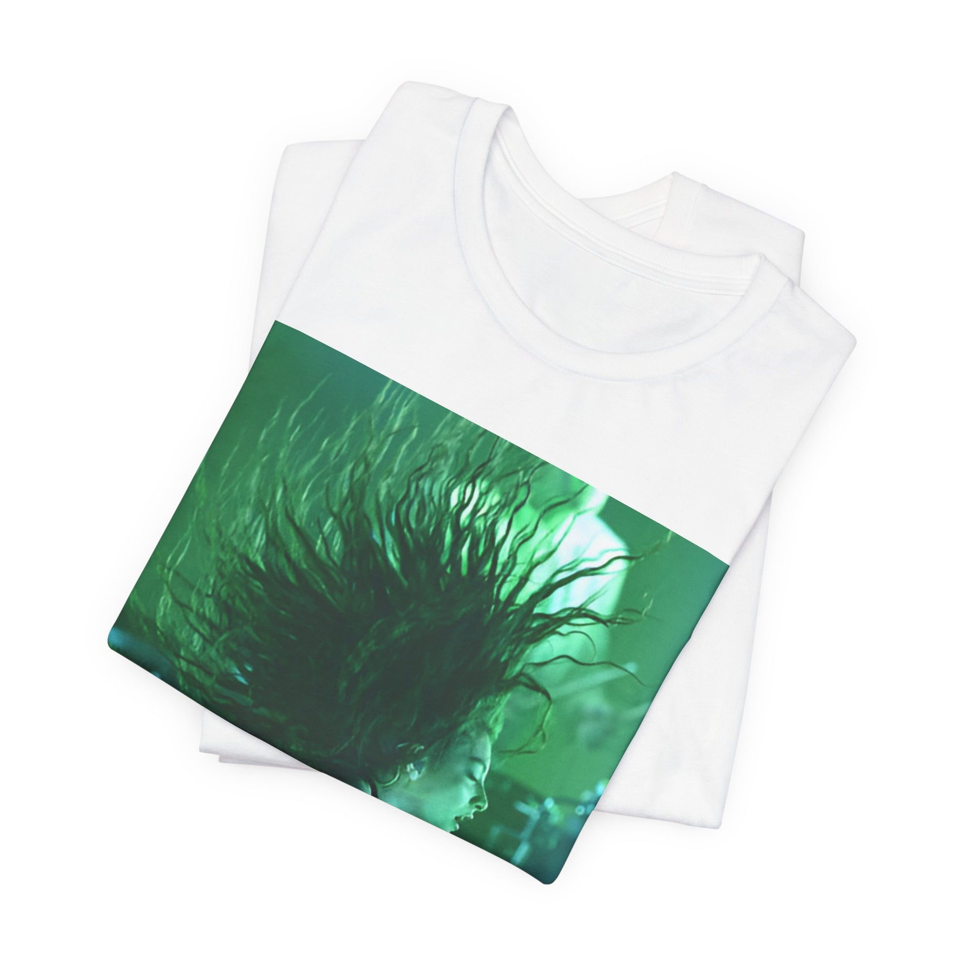 A black graphic t-shirt featuring a vintage live graphic related to Lorde's 'Royals' song or era.