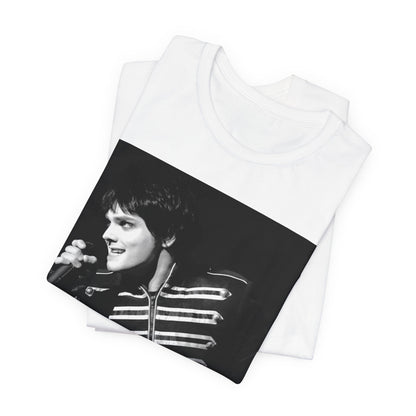 A black graphic t-shirt featuring a graphic related to My Chemical Romance's 'Black Parade' live performances.