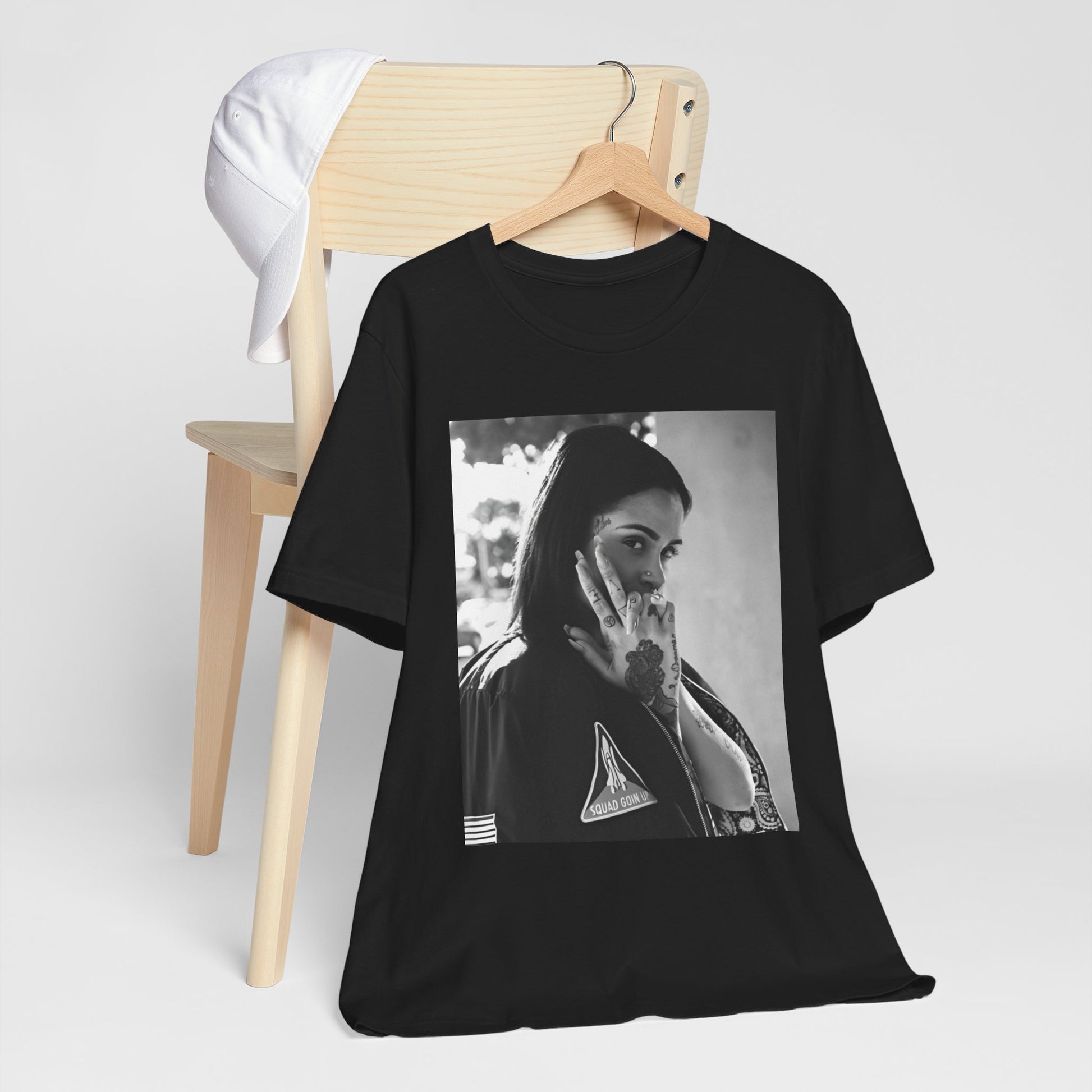 A black graphic t-shirt featuring a graphic related to Kehlani's 'SweetSexySavage' album era.
