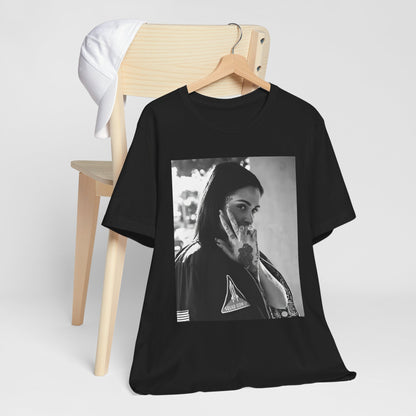 A black graphic t-shirt featuring a graphic related to Kehlani's 'SweetSexySavage' album era.