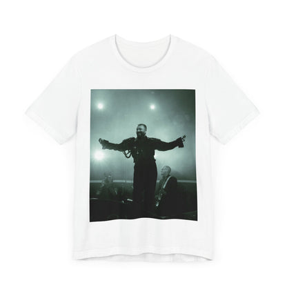 A black graphic t-shirt featuring a live tour graphic of Sam Smith.