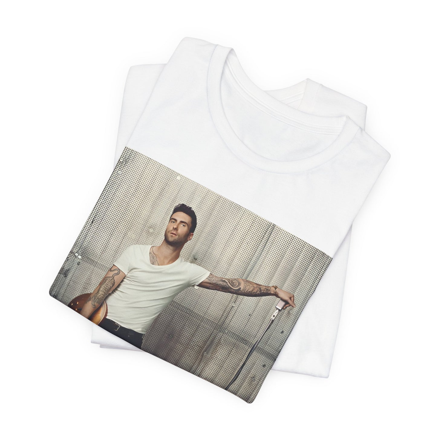 An abstract, dark graphic t-shirt inspired by the Maroon 5 song "Animals," featuring a tiger.