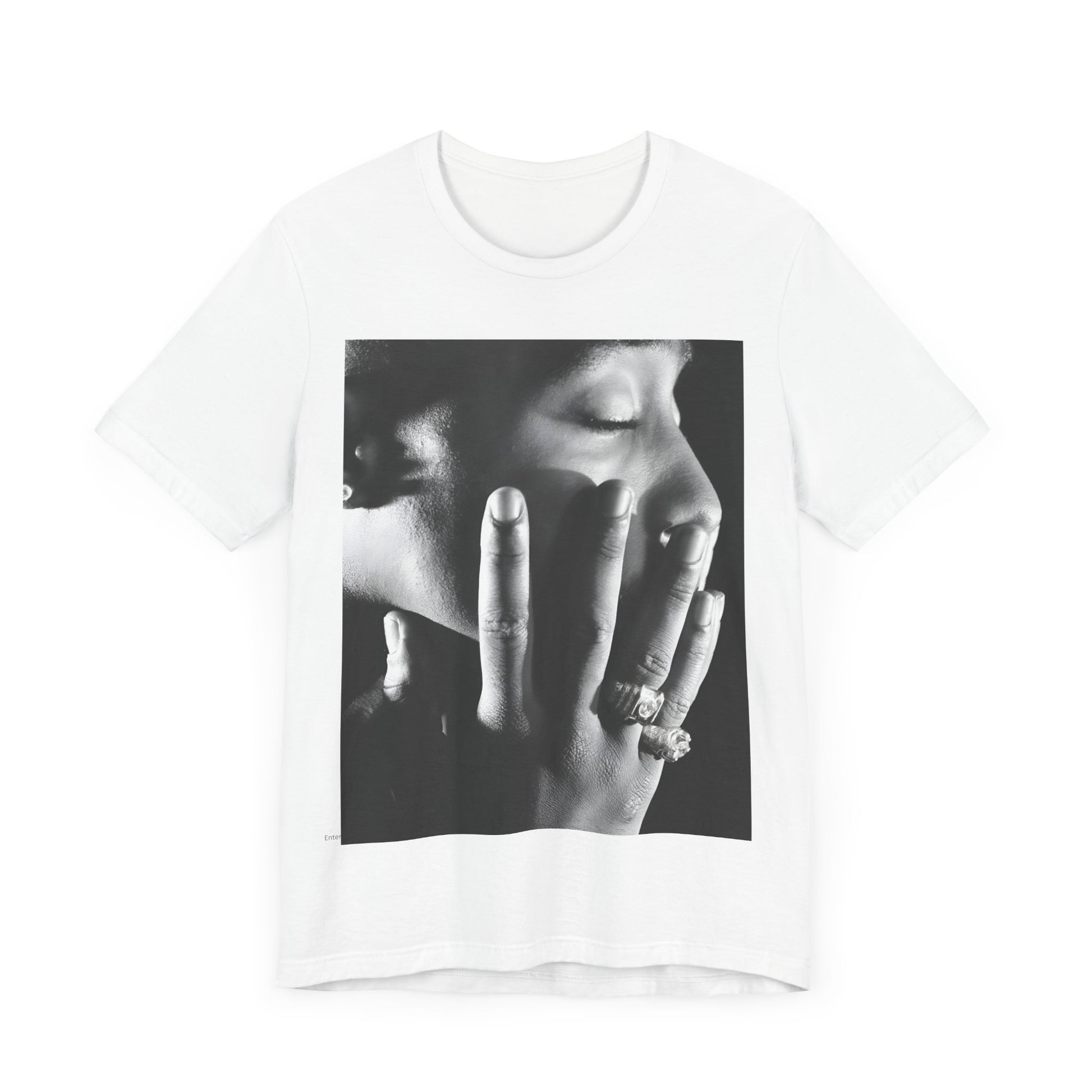 A black graphic t-shirt featuring an iconic West Coast swag graphic of Tupac.