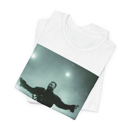 A black graphic t-shirt featuring a live tour graphic of Sam Smith.