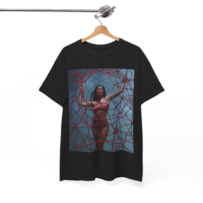 A black graphic t-shirt featuring an aesthetic music graphic related to Halsey.