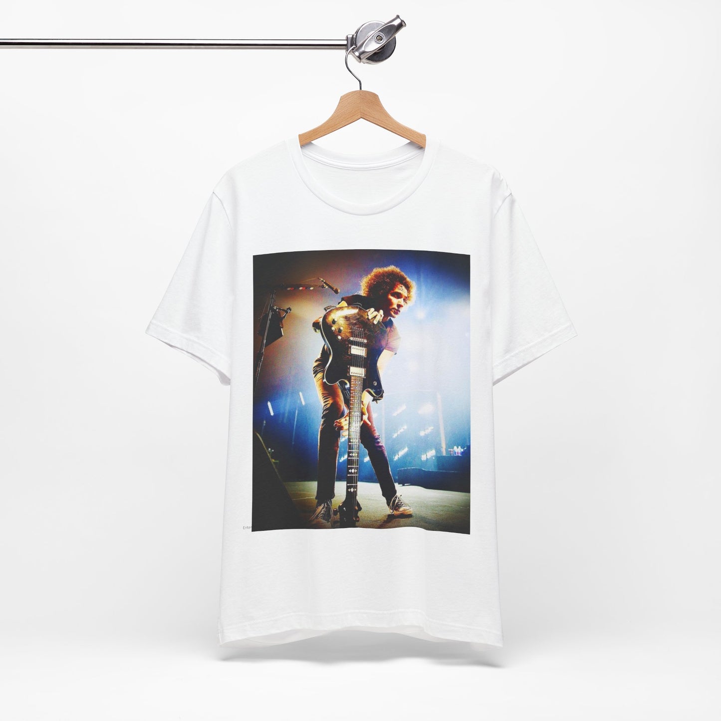A black graphic t-shirt featuring a concert graphic for Alice In Chains' 2019 live show, with modern band imagery.