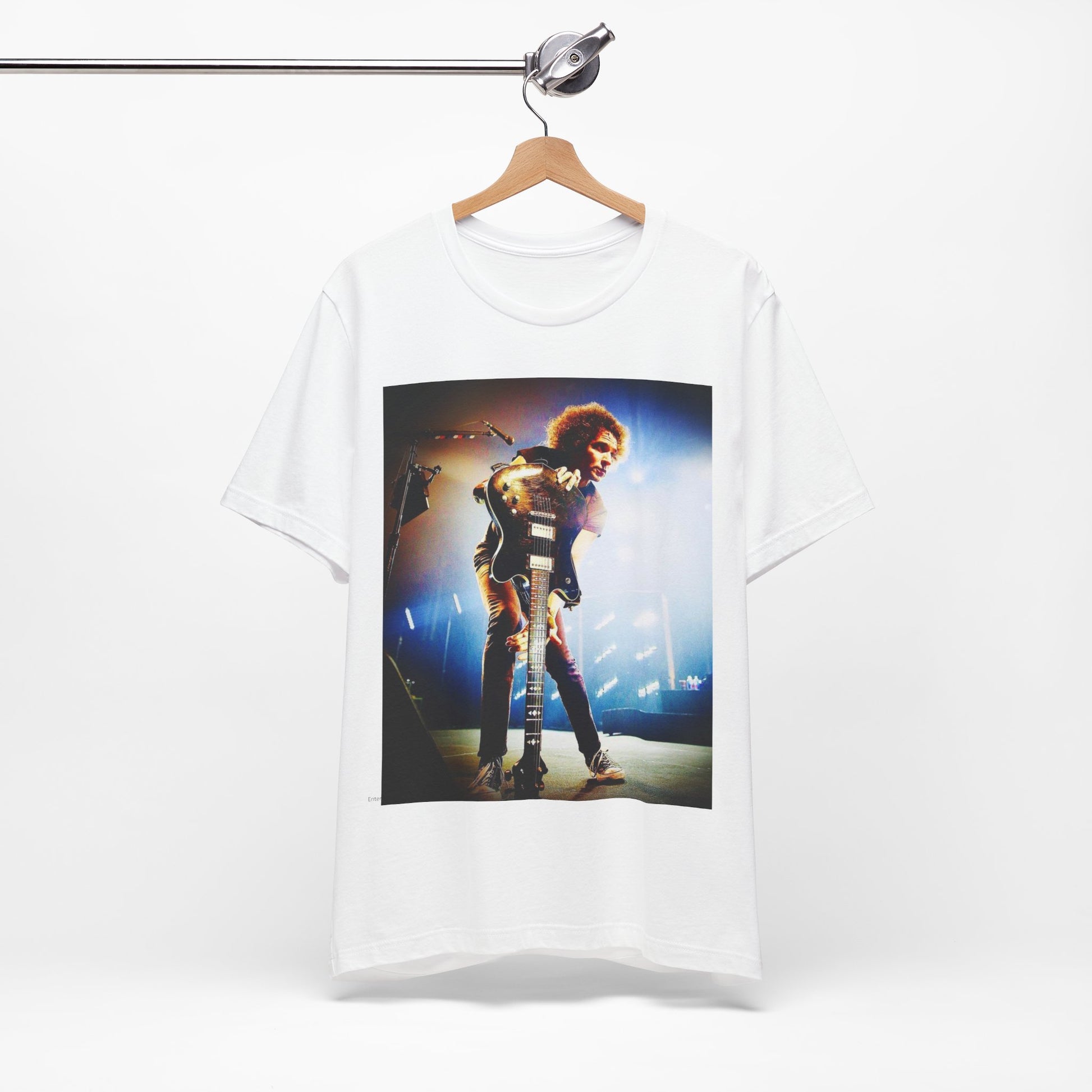 A black graphic t-shirt featuring a concert graphic for Alice In Chains' 2019 live show, with modern band imagery.