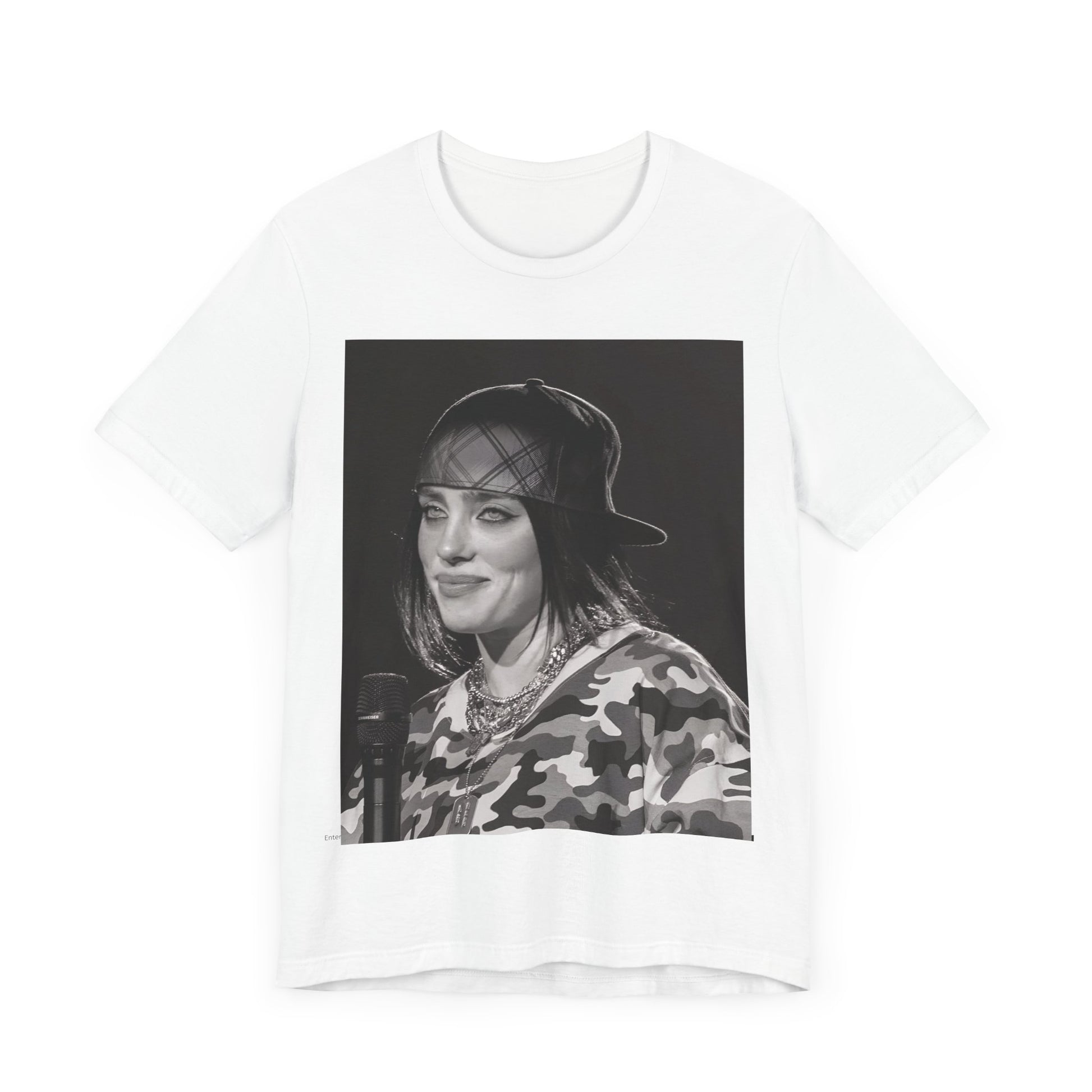 An artistic graphic t-shirt inspired by the dark, horror themes of the Billie Eilish song 'Bury a Friend.'