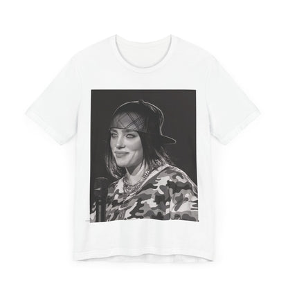 An artistic graphic t-shirt inspired by the dark, horror themes of the Billie Eilish song 'Bury a Friend.'