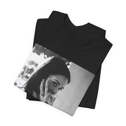 A black graphic t-shirt featuring a graphic related to Kehlani's 'SweetSexySavage' album era.