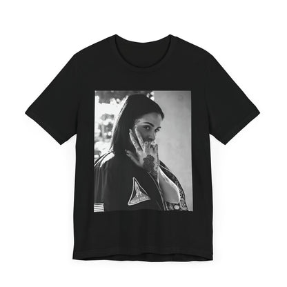 A black graphic t-shirt featuring a graphic related to Kehlani's 'SweetSexySavage' album era.