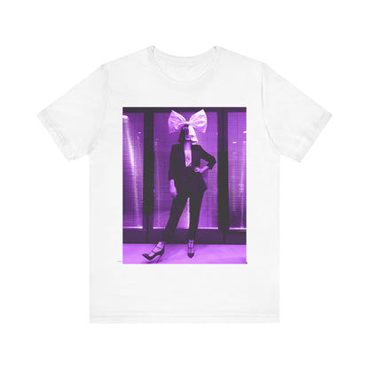 A black graphic t-shirt featuring a vintage pop diva graphic of Sia.