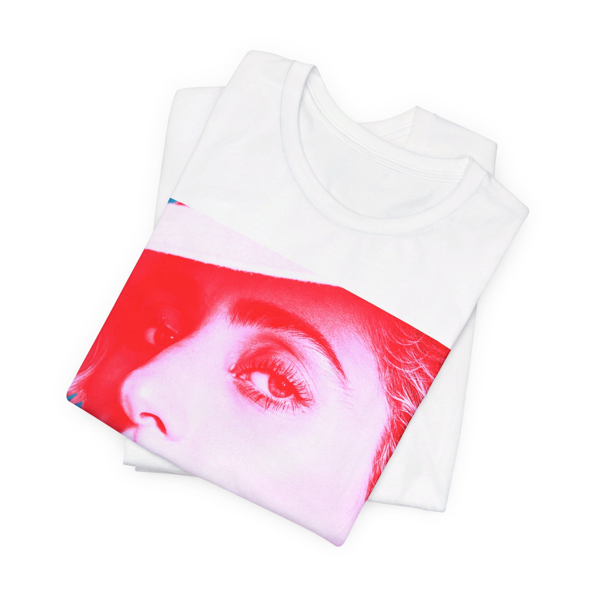 A black graphic t-shirt featuring a graphic related to Lady Gaga's 'Poker Face' song or era.