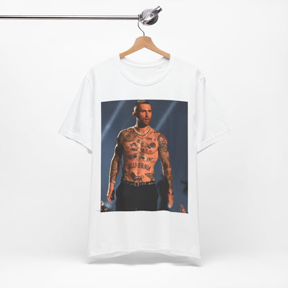A fun, colorful graphic t-shirt inspired by the feel-good Maroon 5 hit song "Sugar."