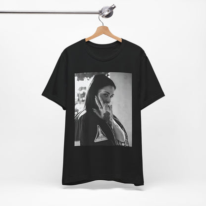 A black graphic t-shirt featuring a graphic related to Kehlani's 'SweetSexySavage' album era.