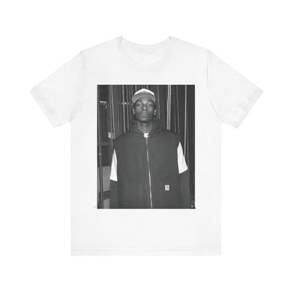 A black graphic t-shirt featuring a graphic of Snoop Dogg emphasizing a rebellious spirit.